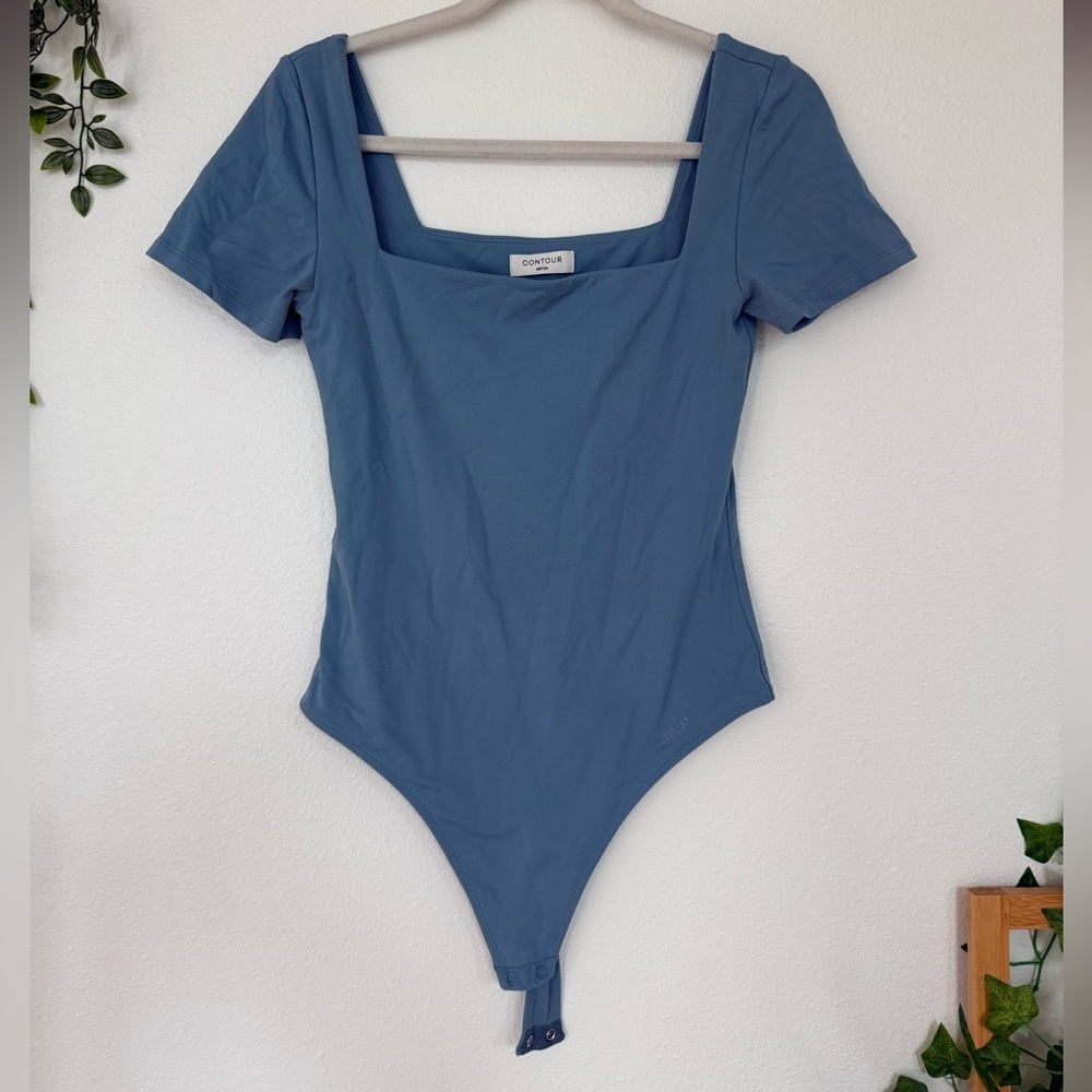 Aritzia Contour Blue Bodysuit